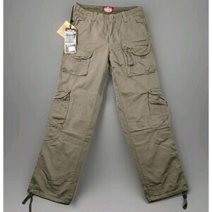 Matchstick Mens 30x30 Olive Green Cargo Tactical Utility Pants NWT Outdoor Trail